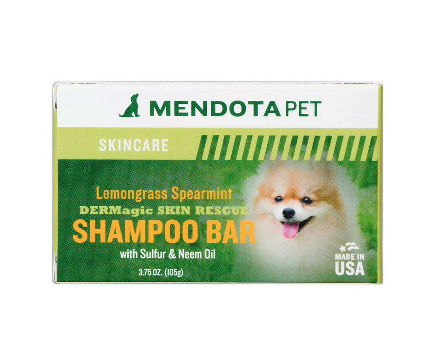 DERMagic - Skin Rescue Shampoo Bar - Lemongrass Spearmint - Animal Ortho Care
